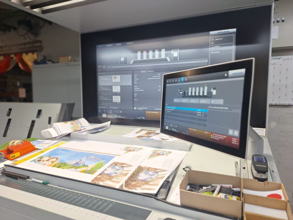 Monitor Druckmaschine