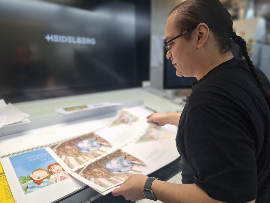 Kontrolle des Druckes