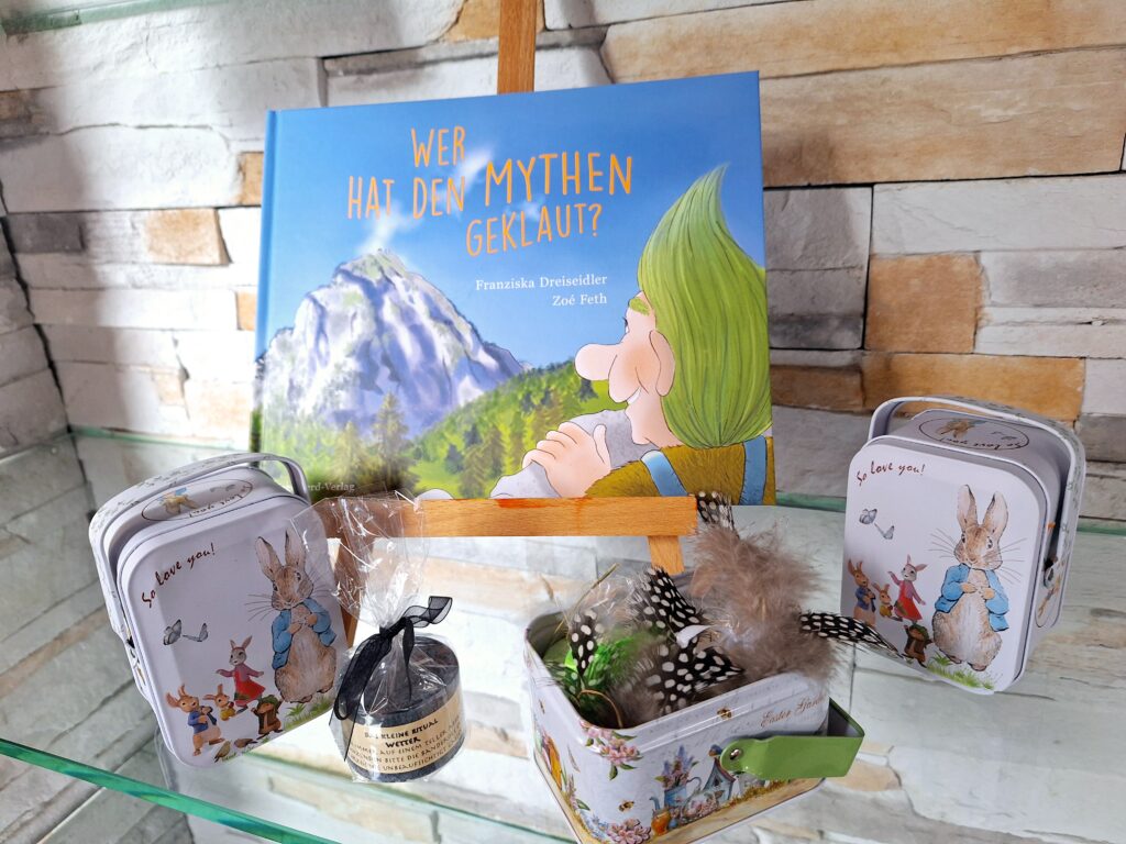 liebevoll verpackte Mythen- Heikräuterkerzen